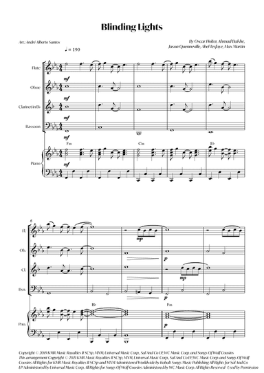 Blinding Lights (arr. André Alberto Santos)