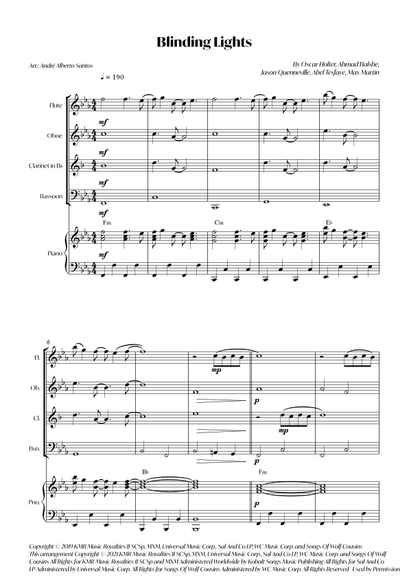 Blinding Lights (arr. André Alberto Santos)