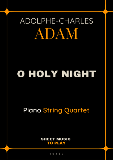 O Holy Night - Piano Quintet (Full Score and Parts) (arr. César Madeira)