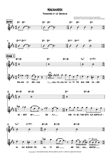 Nakamarra Feat. Q Tip (arr. Lef Germenlis)