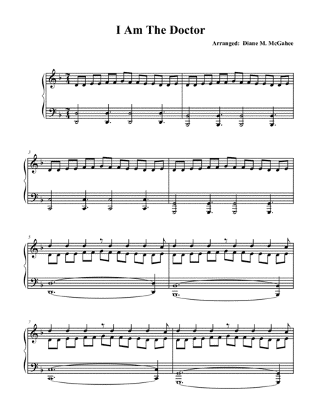 I Am The Doctor (arr. Diane M. McGahee)