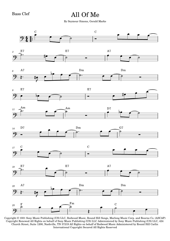 All Of Me (arr. Fabio Eduardo de Oliveira)