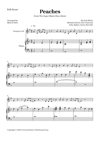 Peaches (arr. Márcio Silva)