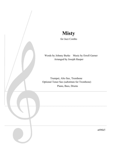 Misty (arr. Joe Hasper)