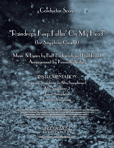 Raindrops Keep Fallin' On My Head (arr. Kenneth Abeling)