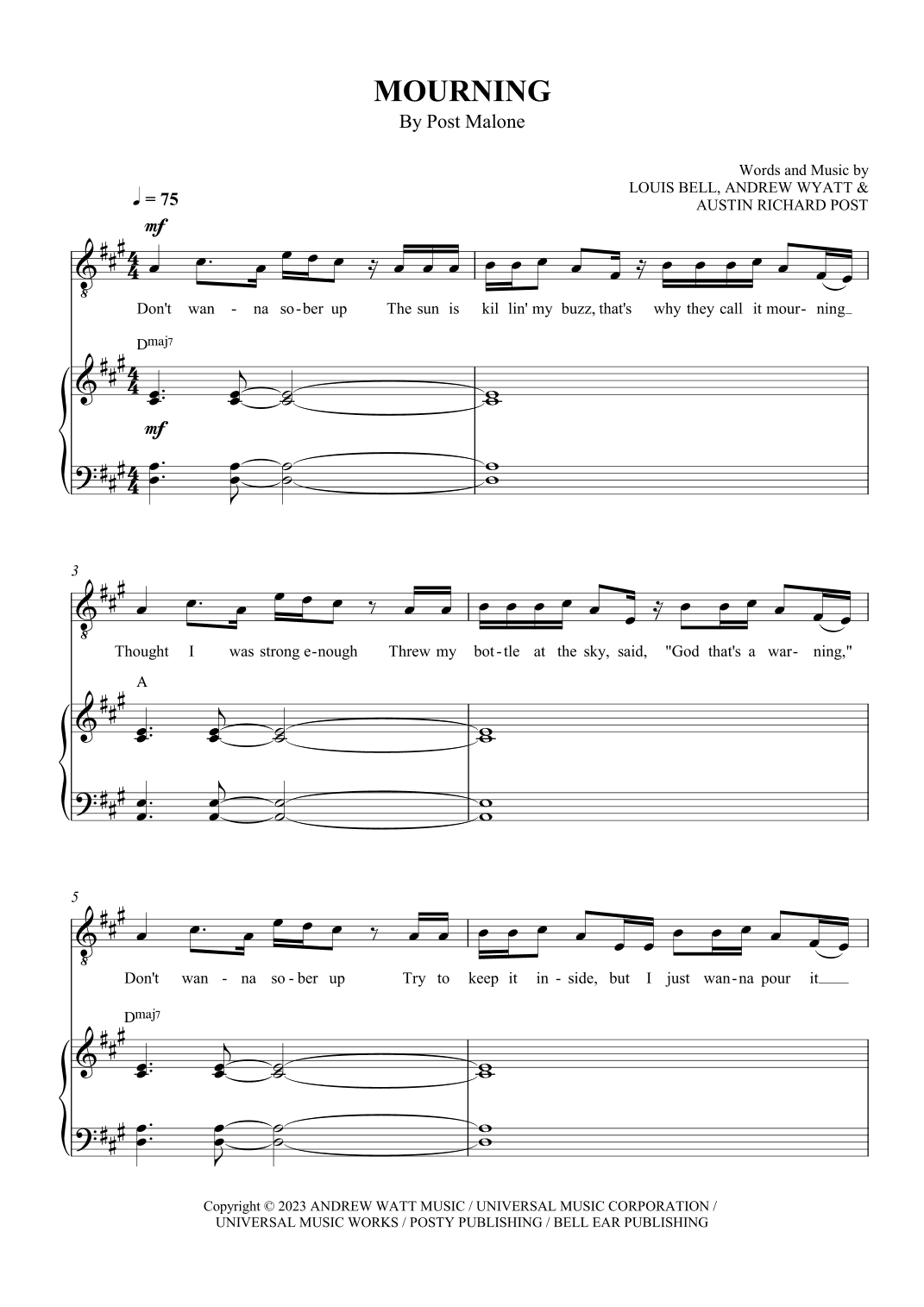 Mourning (arr. SCMusic)