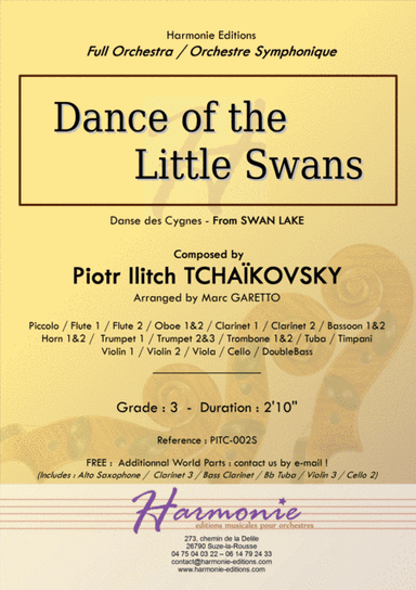 Dance of the Little Swans from SWAN LAKE - Tcha (arr. Marc GARETTO)