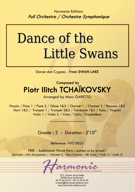 Dance of the Little Swans from SWAN LAKE - Tcha (arr. Marc GARETTO)