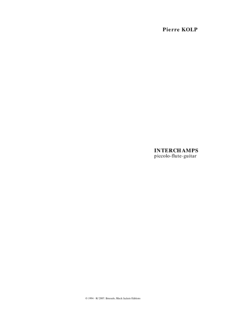 Interchamps (Trio: Picc/Fl/Guit)