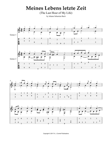 Meines Lebens letzte Zeit (The Last Hour of My Life) (arr. Mark Phillips)
