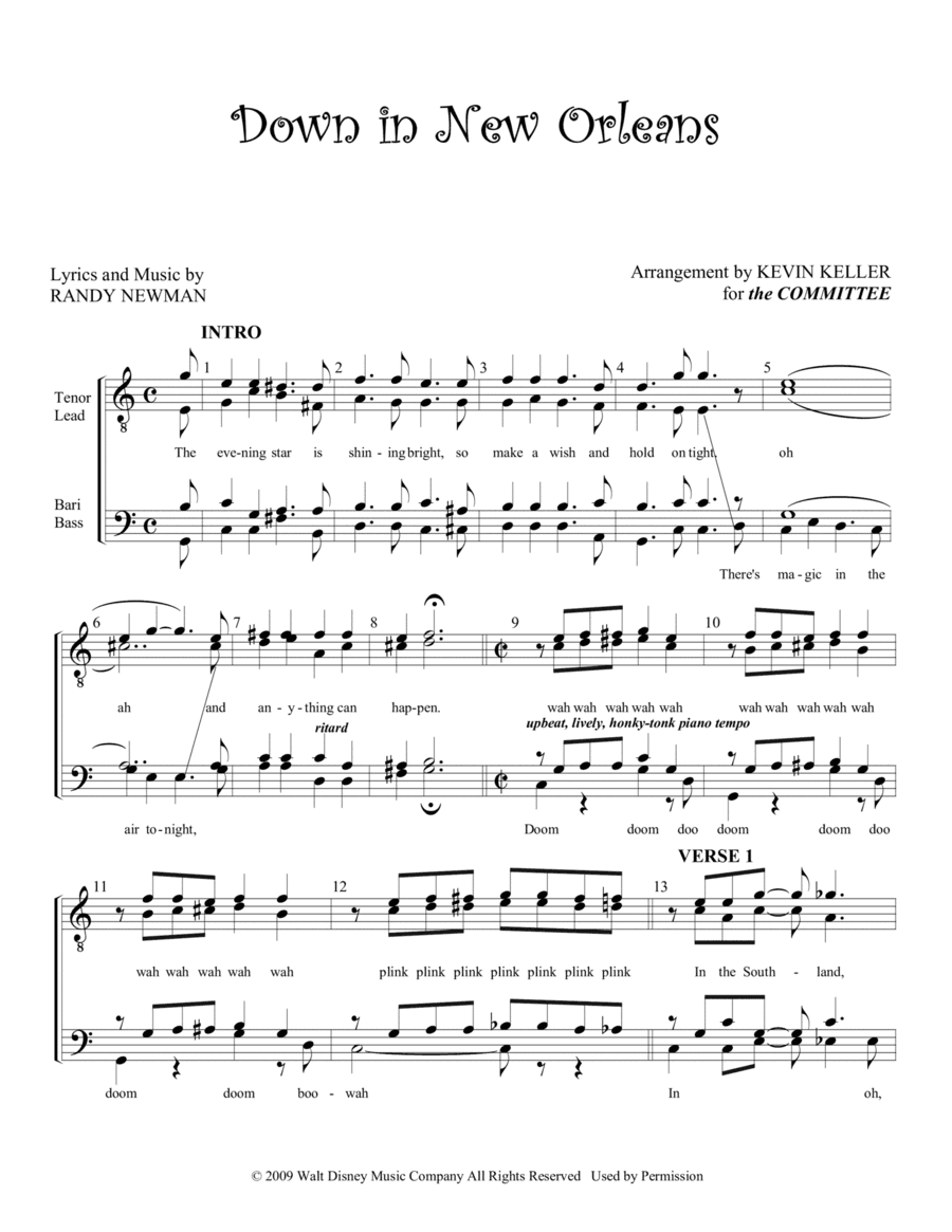 Down In New Orleans (arr. Kevin Keller)