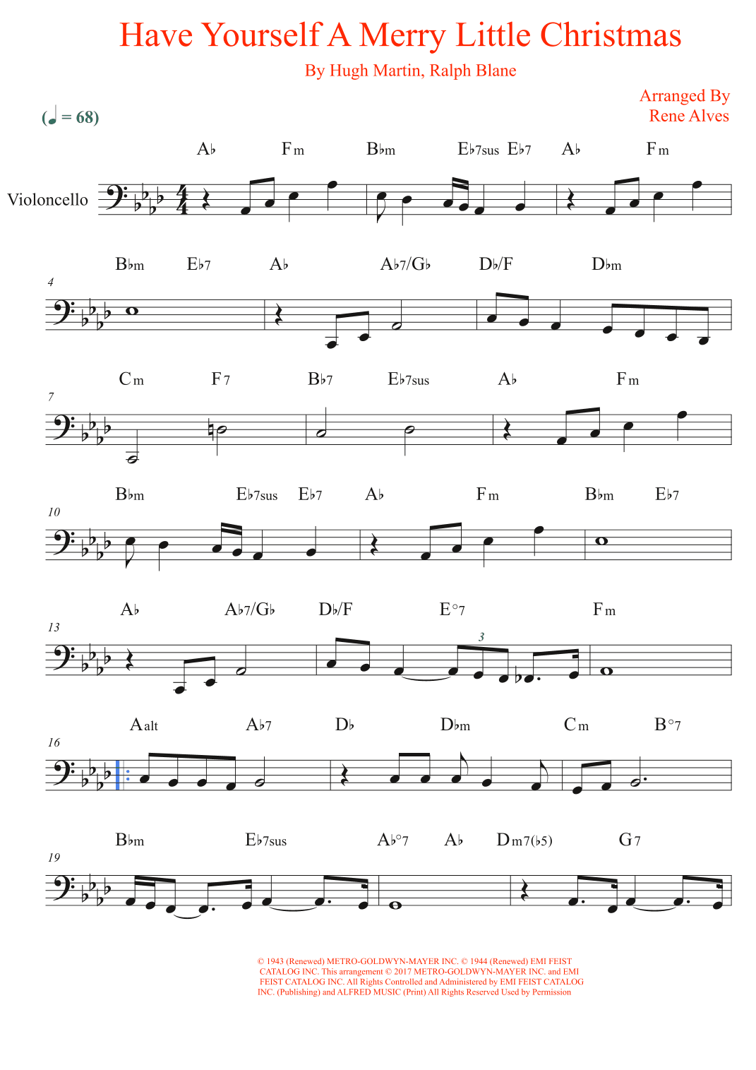 Have Yourself A Merry Little Christmas (arr. Rene Alves)
