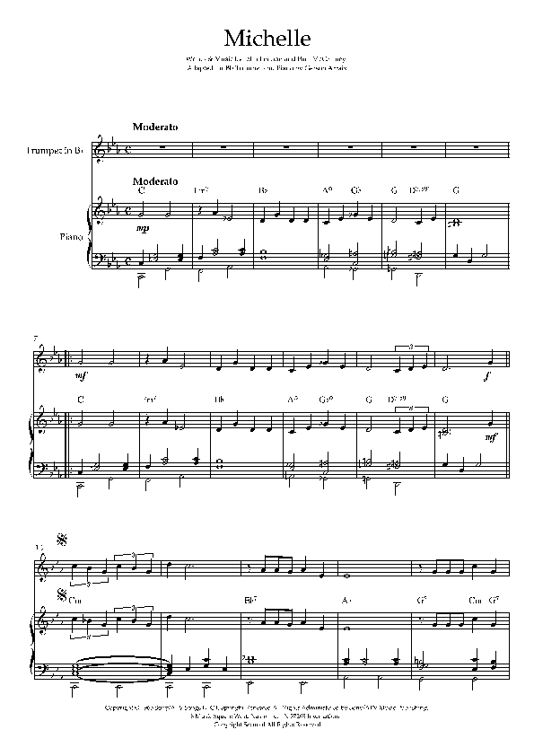Michelle (arr. Gerson Arrais)