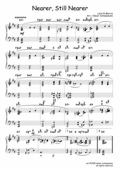 Nearer, Still Nearer (arr. Heber Schunemann)