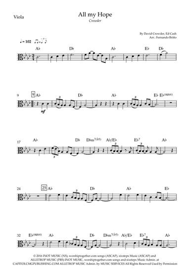 All My Hope (arr. Fernando Britto)