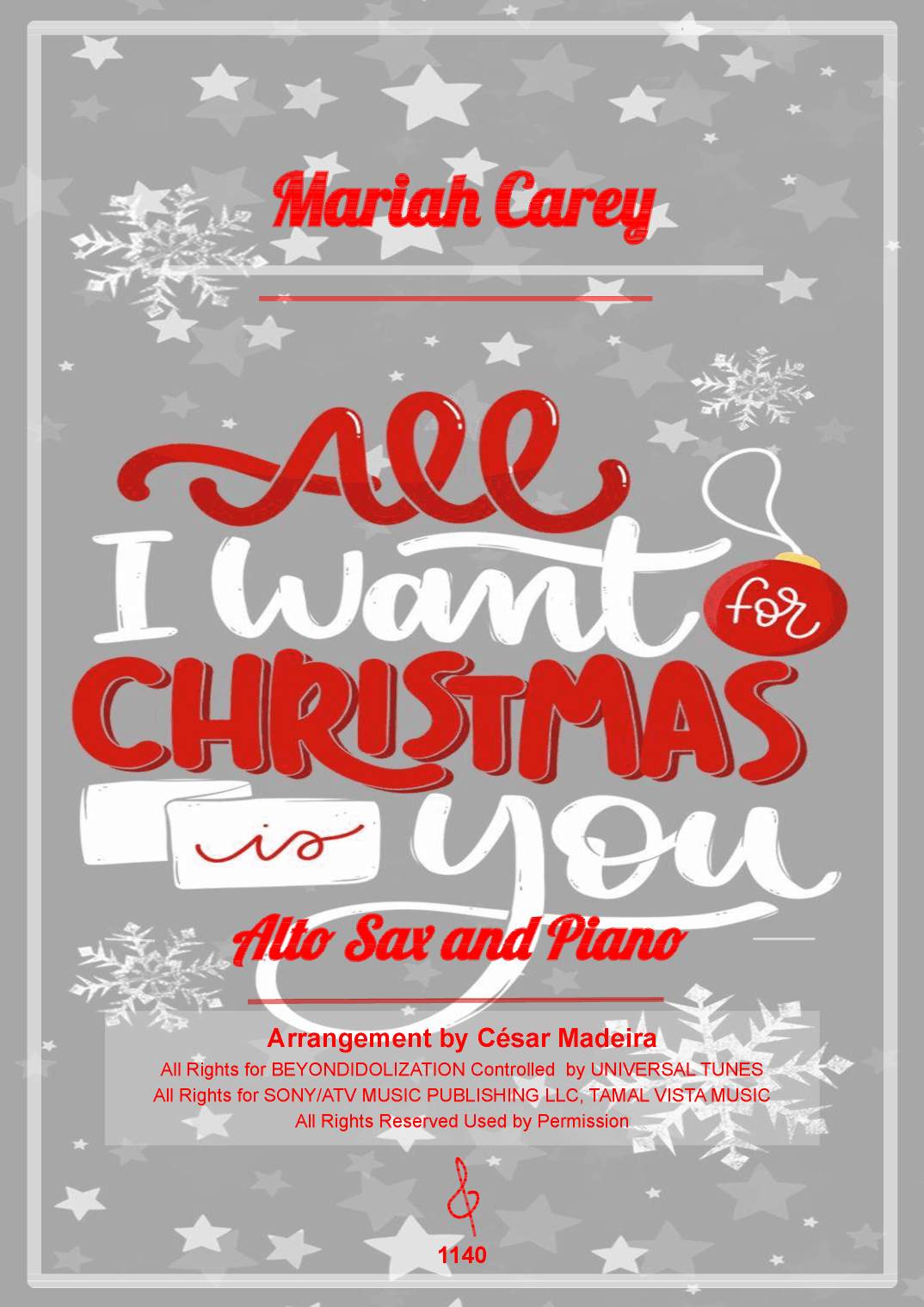 All I Want For Christmas Is You (arr. César Madeira)