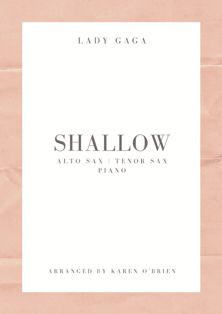 Shallow (arr. Karen O'Brien)