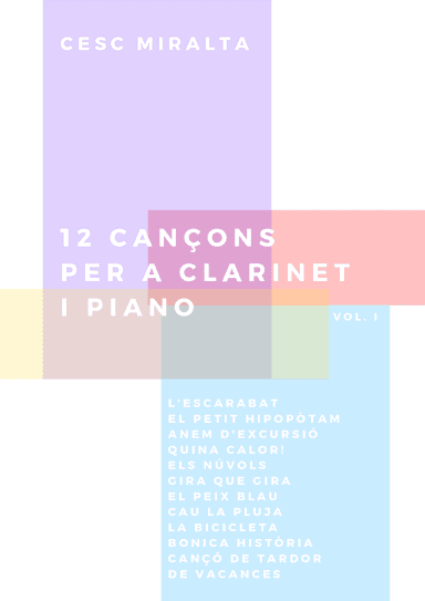 12 Canc¸ons per a Cl & Pno Vol I