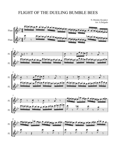 Flight of the Dueling Bumble Bees (arr. Alissa Delgado)