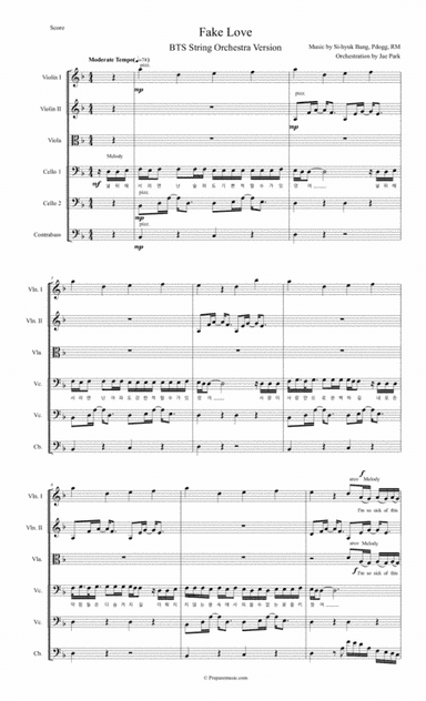 Fake Love (arr. Jae Hyeong Park)