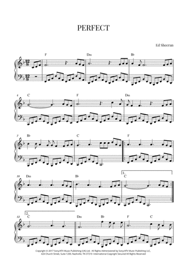 Perfect (arr. Cadenza Editions)