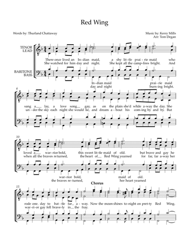 Red Wing (arr. Thomas Degan)