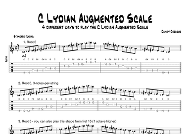 C Lydian Augmented Scale (4 Ways to Play)