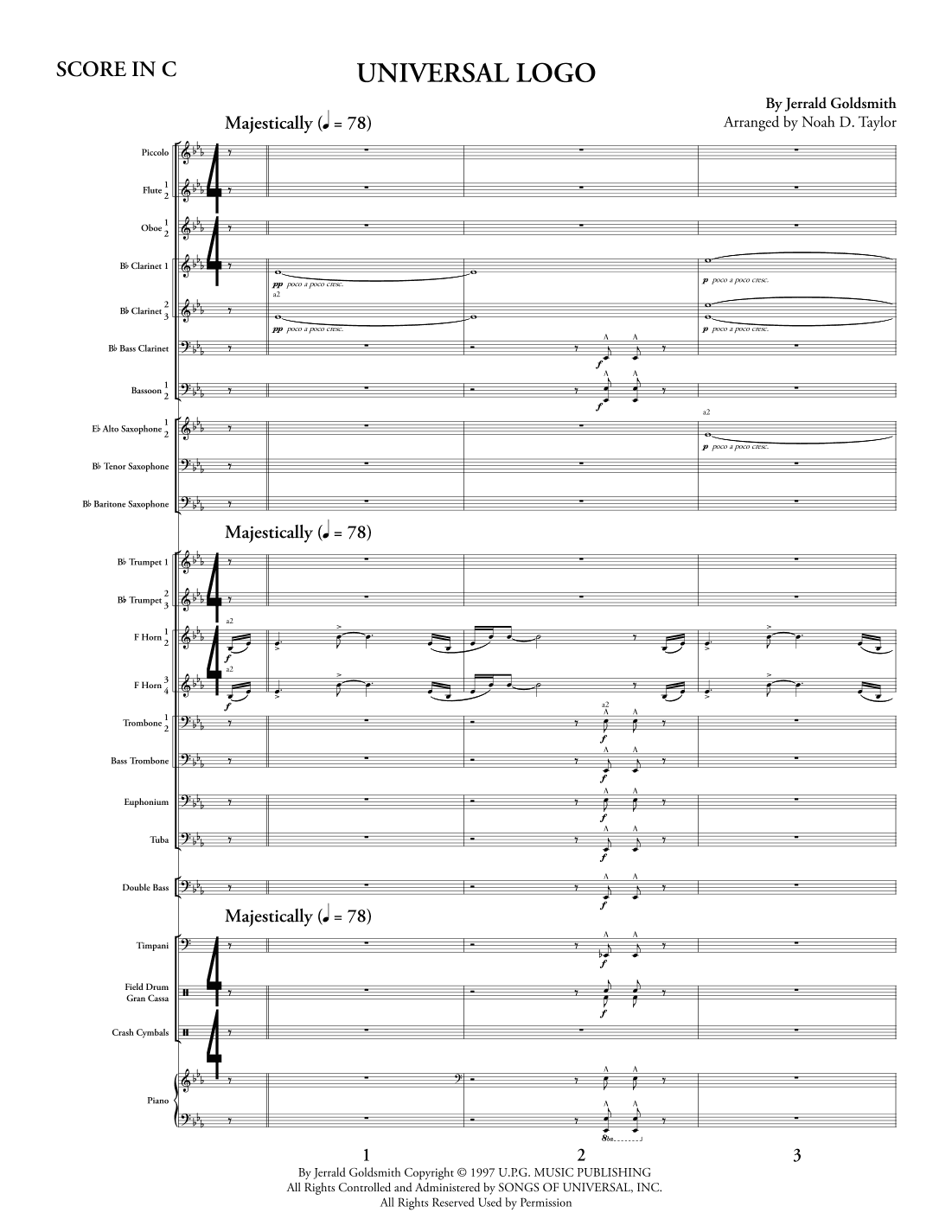 Universal Logo (arr. Noah D. Taylor)