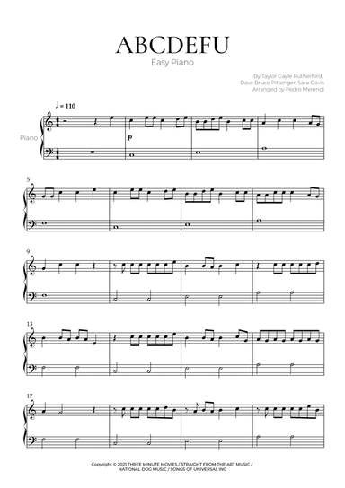 Abcdefu (arr. Pedro Merendi)