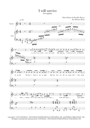 I Will Survive (arr. Renato Brito)