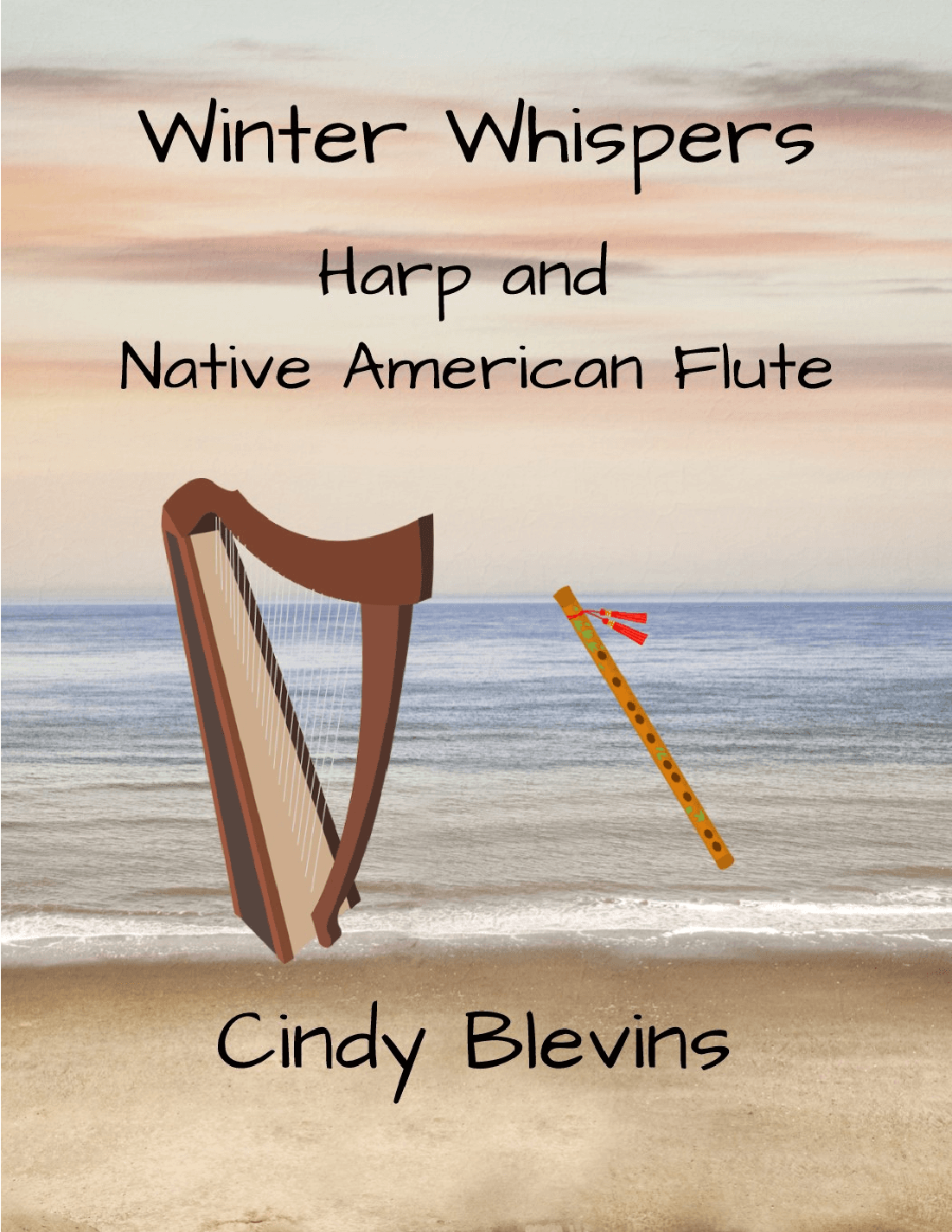 Winter Whispers, for Harp and Native American Flute