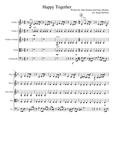 Happy Together (arr. Susan Steffens)