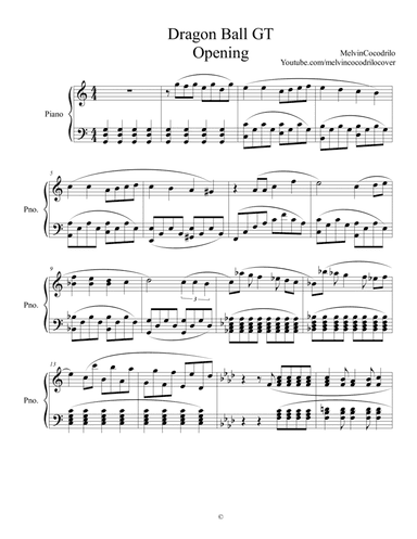 Dragon Ball Gt (arr. MelvinCocodrilo)
