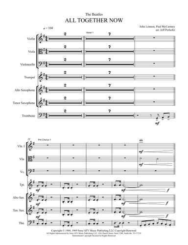 All Together Now (arr. Jeff Perholtz)