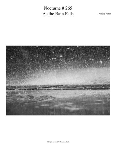 As the Rain Falls   Nocturne # 265