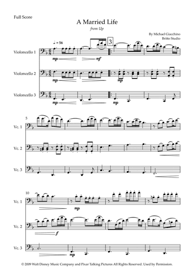 Married Life (arr. Fabio Britto)