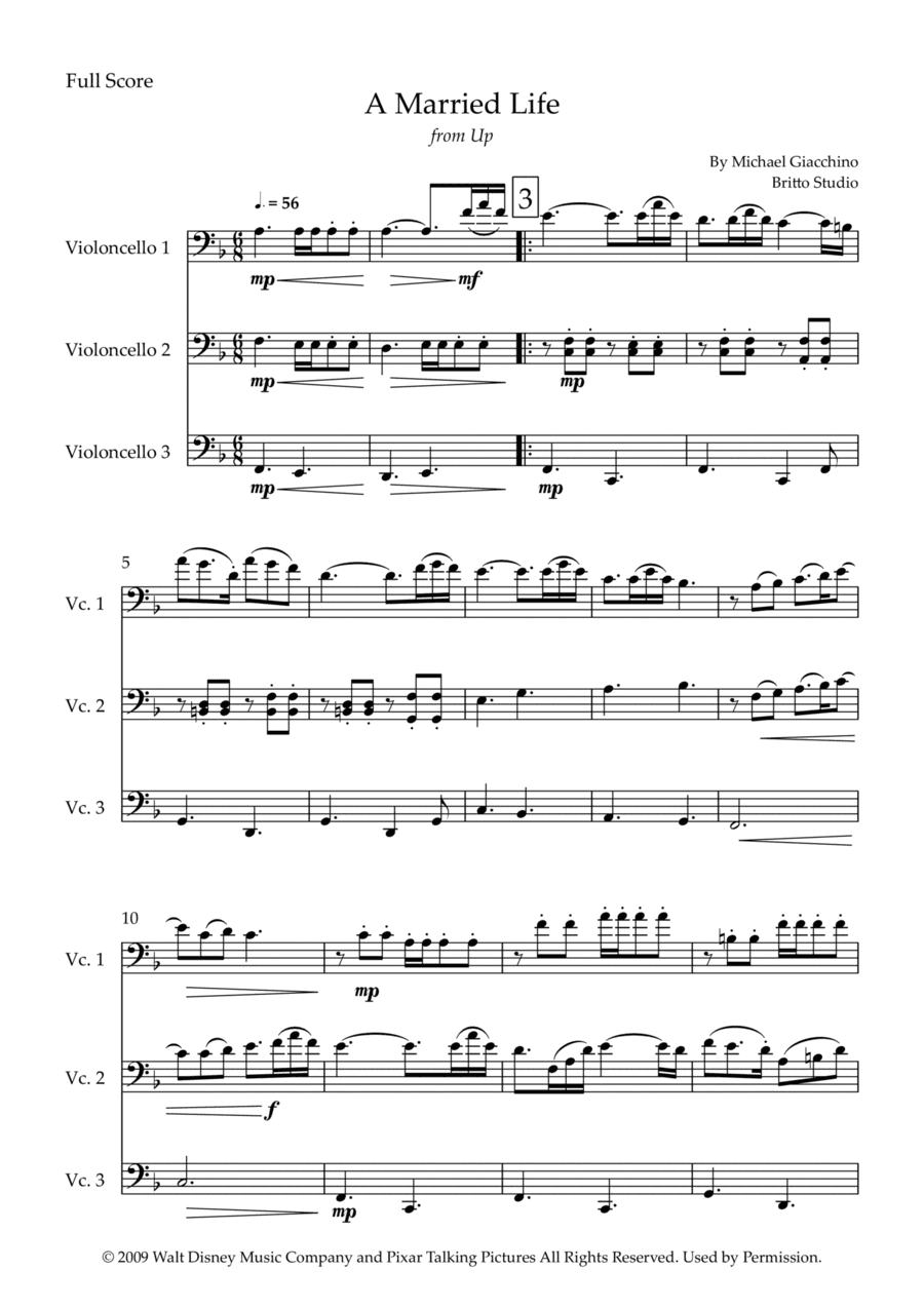 Married Life (arr. Fabio Britto)