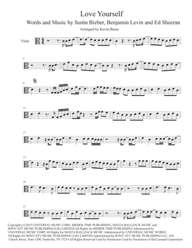 Love Yourself (arr. Kevin Busse)