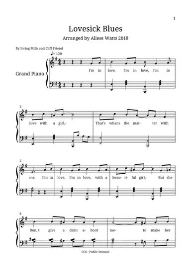 Lovesick Blues (arr. Aliese Watts)