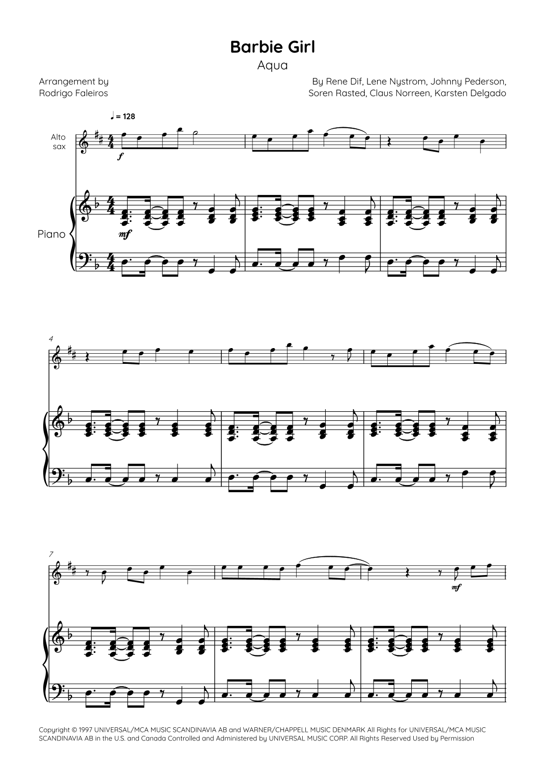 Barbie Girl (arr. Rodrigo Faleiros)