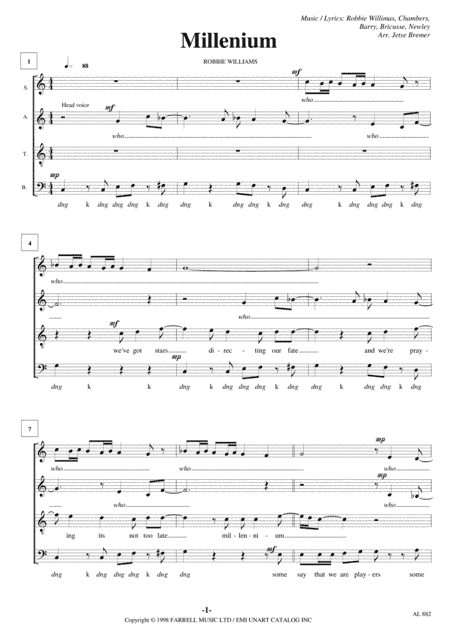 Millenium (arr. Jetse Bremer)