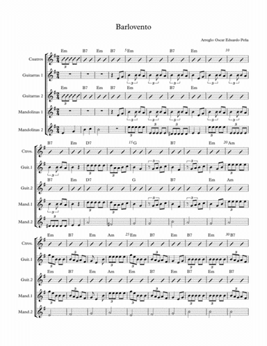 Barlovento (arr. Oscar Eduardo Peña)
