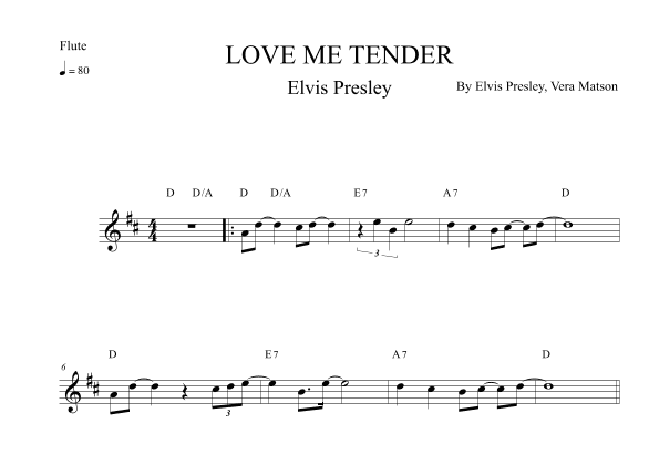 Love Me Tender (arr. Leo Silva)