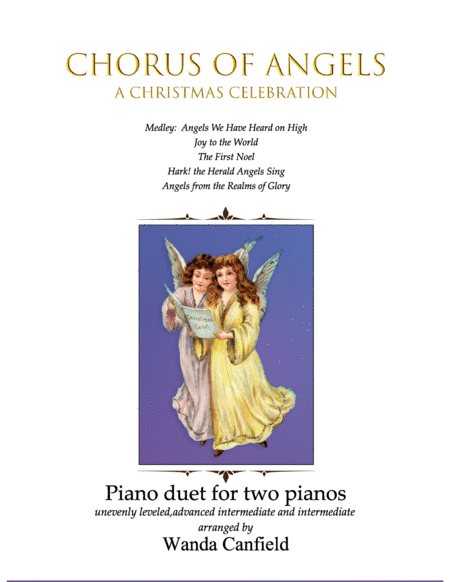 Chorus of Angels for Piano Duet - 2 pianos (arr. Wanda Canfield)