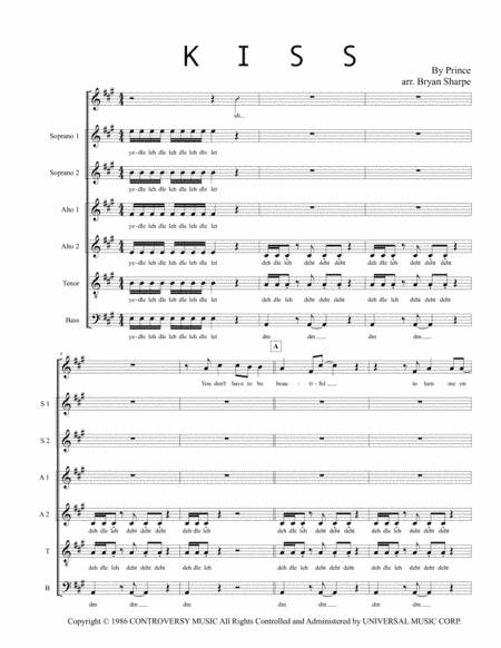 Kiss (arr. Bryan Sharpe)