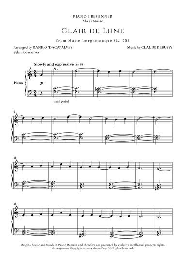 Clair de Lune (arr. Danilo "Daca" Alves)