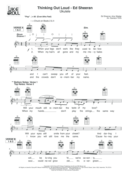 Thinking Out Loud (arr. Samson Trinh)