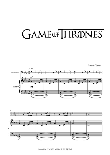 Game Of Thrones (arr. Cadenza Editions)