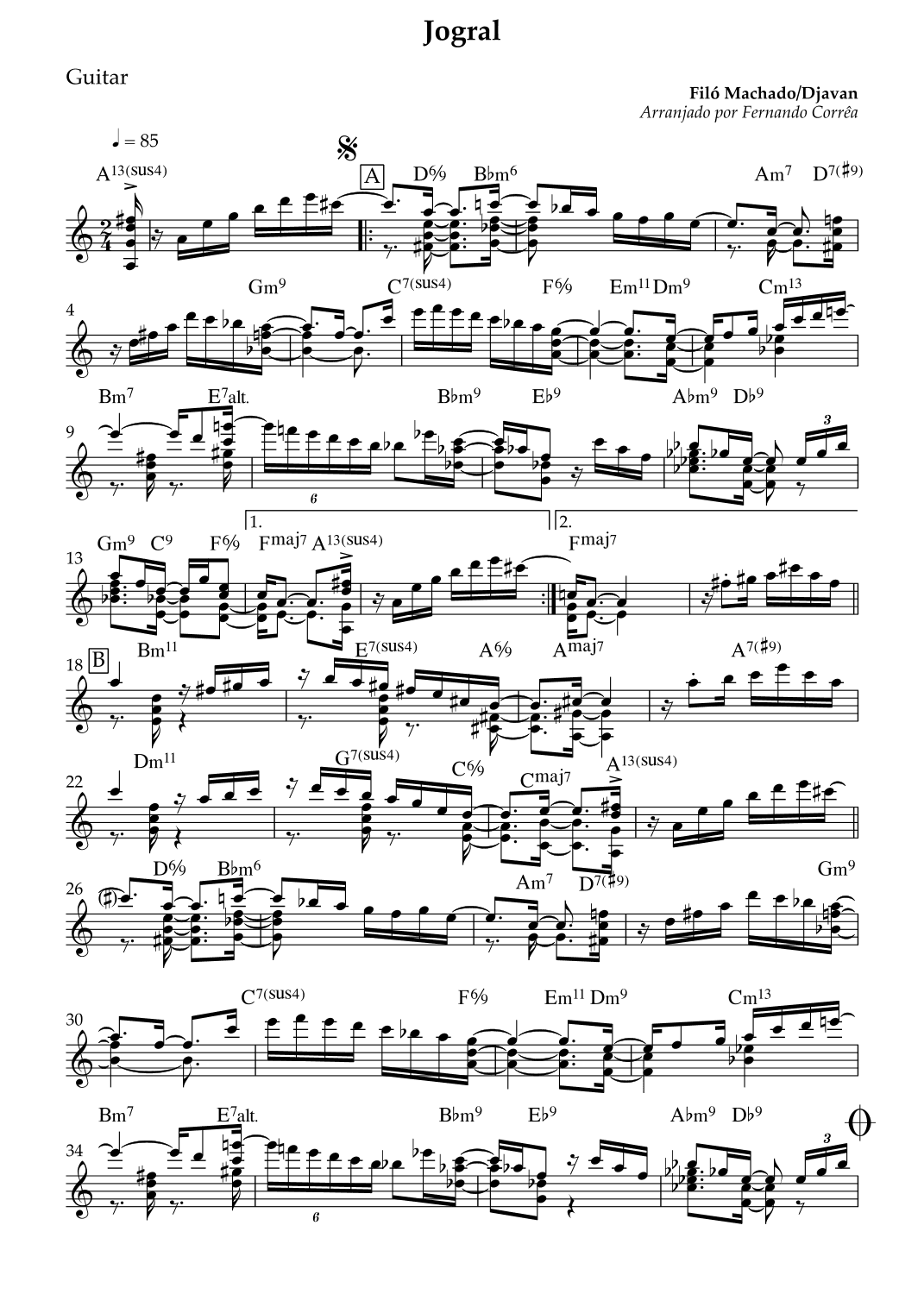 Jogral (arr. Fernando Corrêa)