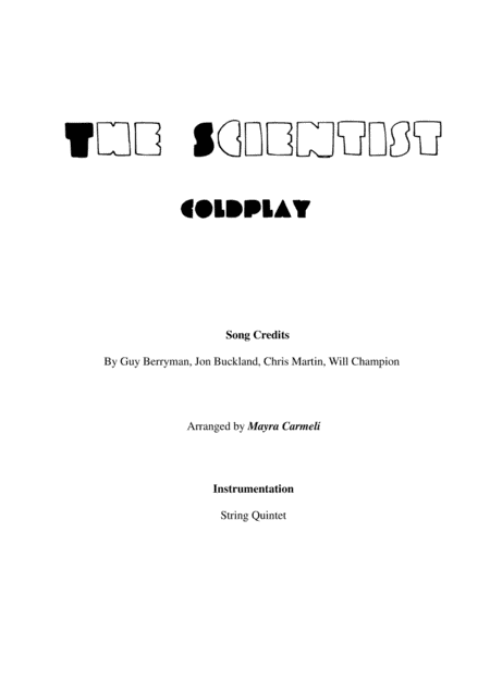 The Scientist (arr. Mayra Carmeli)